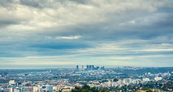 Chmurne Niebo Nad Los Angeles Zimowy Dzień Południowa Kalifornia Usa — Zdjęcie stockowe