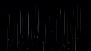 Alfa Kanallı Yağmur Şekli Elemanları.