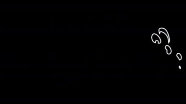 4k Sıvı Elemanlar Doodle. Sürükle ve bırak