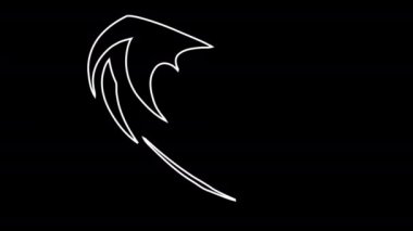 4k Sıvı Elemanlar Doodle. Sürükle ve bırak. 4k çözünürlüğe sahip alfa kanalile önceden işlenmiş.