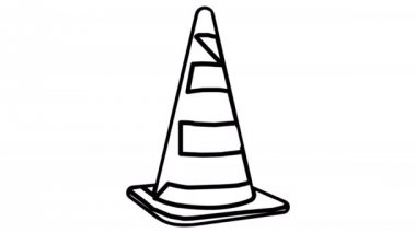 Koni beyaz tahta animasyon 4k görüntü