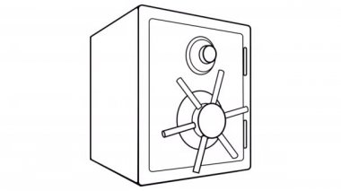 Güvenli beyaz tahta animasyon 4k görüntü