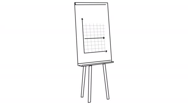 Präsentation Grafik Medium Plato Whiteboard Animation 4k Filmmaterial — Stockvideo