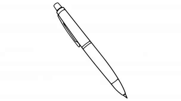 Pen whiteboard κινούμενα πλάνα 4k — Αρχείο Βίντεο