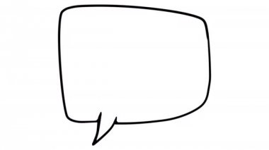 Simge Çağrısı Yuvarlak Dikdörtgen beyaz tahta animasyon 4k görüntü