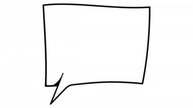 Simge Çağrısı Dikdörtgeni alfa kanallı 4k animasyon 4k görüntü