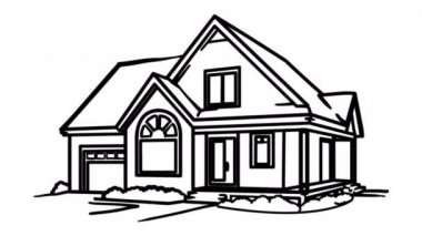 Ev beyaztahta animasyon alfa kanallı 4k görüntü