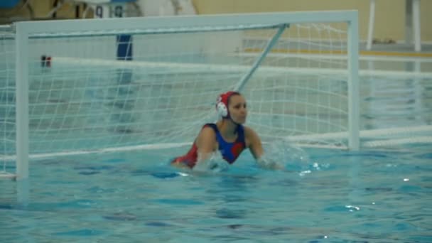 San Petersburgo Rusia Mayo 2018 Waterpolo Liga Mundial Equipo Nacional — Vídeo de stock