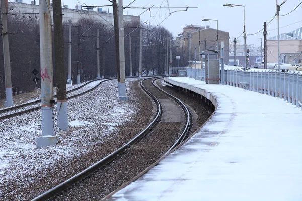 Railway forward — Stock Photo, Image