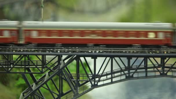 Railway Express Motion — стоковое видео