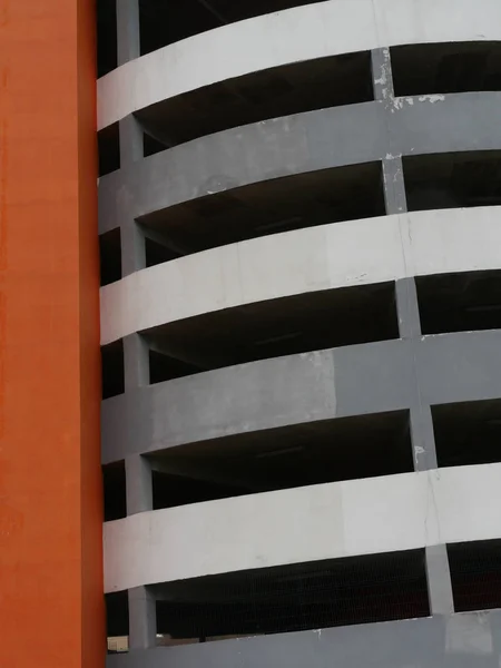 Parkeren Oprit Abstracte Moderne Architectuur — Stockfoto