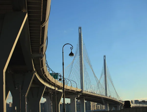 Cable-stayed bridge — Stock Photo, Image