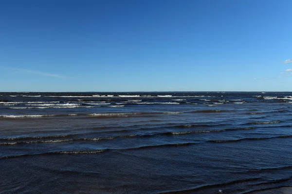 Морський пейзаж синього моря — стокове фото