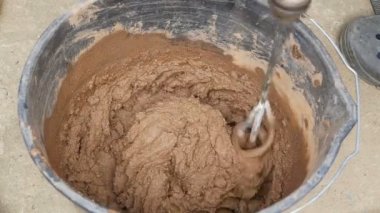 duvar sobaları zaman atlamalı için kil harcı