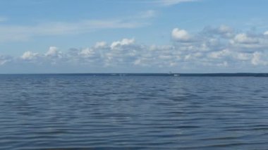 tekneden güzel deniz manzarası görünümü