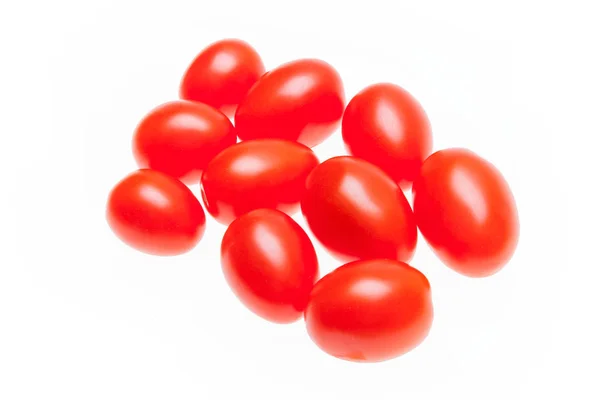 A group of fresh red cherry tomatoes — Stock Photo, Image