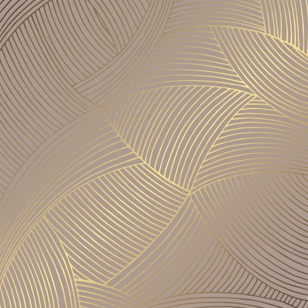 Abstrait Doré Fond Décoratif Élégant Modèle Vectoriel Pour Conception Invitations — Image vectorielle