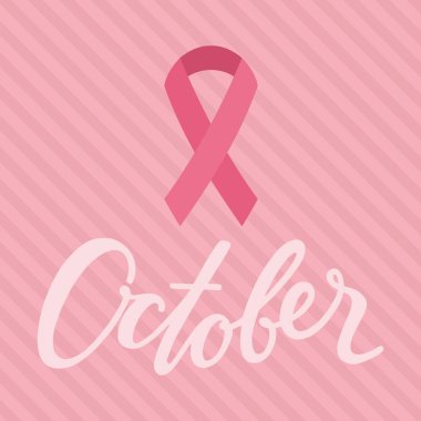 Meme kanseri bilinçlendirme. Vektör arka plan tasarımı için