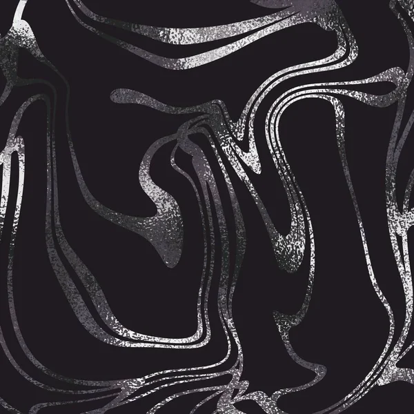 Черный Мрамор Элегантный Векторный Рисунок Блестящей Текстурой — стоковый вектор