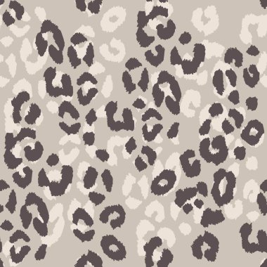 Leopar deri. Vektör seamless modeli taklit leopar deri ile. Hisse senedi vektör