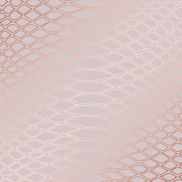 Hadí Kůže Obvod Růžové Zlato Elegantní Vektorové Textura — Stockový vektor