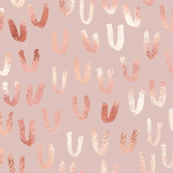 Gül altını. Metalik efektli vektör soyut arka plan