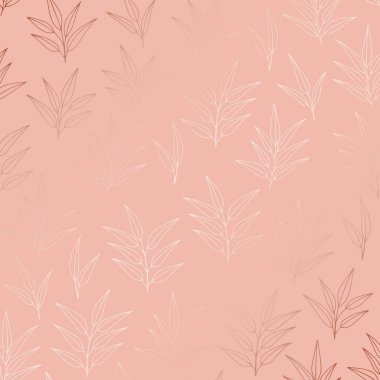 Zarif çiçek deseni. Gül altını. Vektör illüstrasyonu