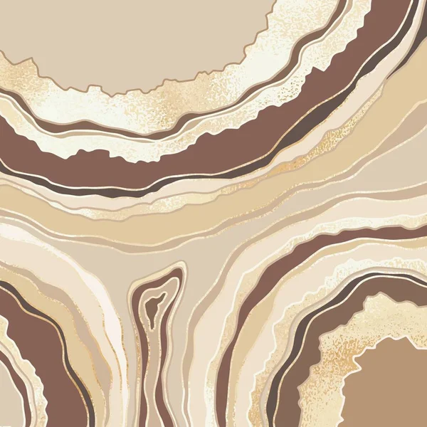 Мінерал Стильний Елегантний Фон Золотий Мармур Векторні Ілюстрації — стоковий вектор
