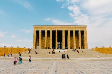 Ankara, Türkiye - 13 Temmuz 2013: Anitkabir, Atatürk'ün Türbesi