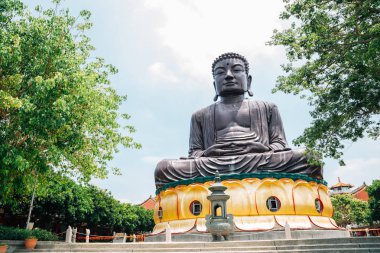 Bagua Dağı 'ndaki Buda Heykeli Changhua, Tayvan Baguashan