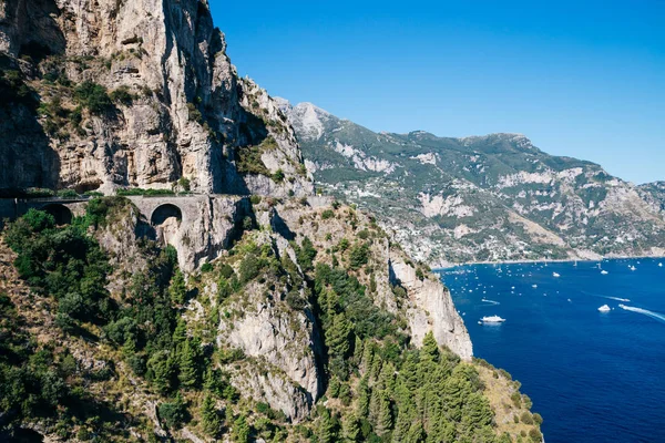 Camino Costa Amalfi Italia — Foto de Stock