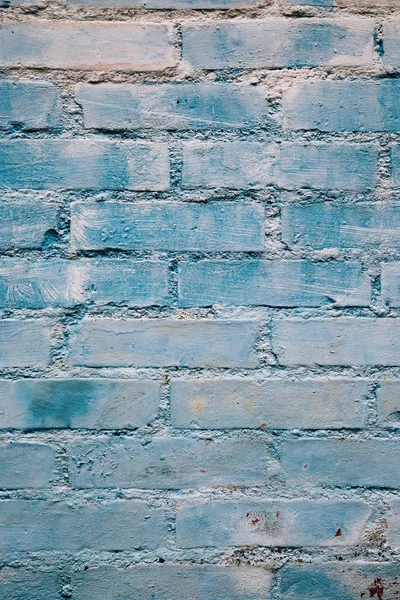 Vintage style blue brick wall background