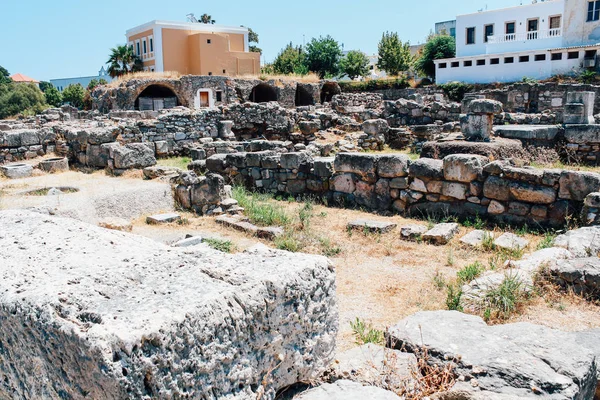 Antike Agora Auf Der Insel Kos Griechenland — Stockfoto