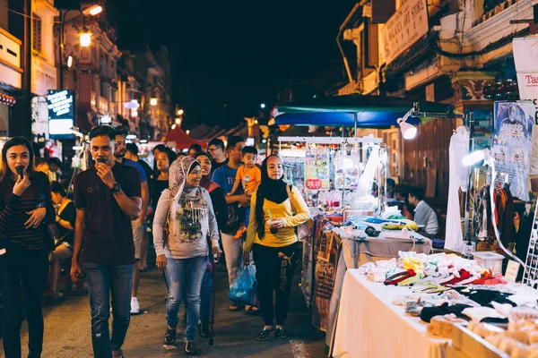 Malacca Malaysia Januari 2018 Jonker Street Night Market — Stockfoto