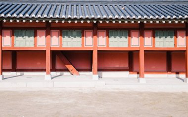 Suwon, Kore geleneksel mimarisinde Hwaseong Haenggung Sarayı
