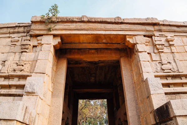 Tempio Siva Sotterraneo Rovine Antiche Hampi India — Foto Stock