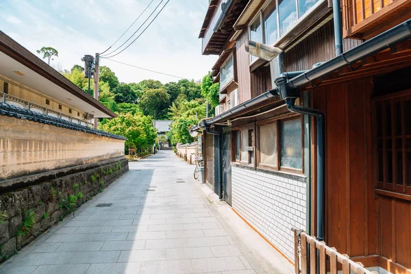 Casa Callejón Japonés Fukuoka Japón — Foto de Stock