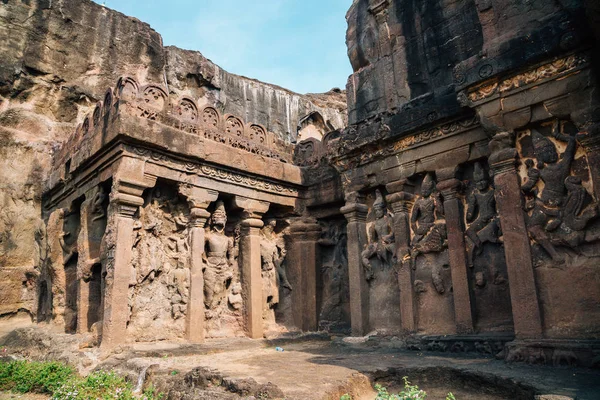 Ellora Höhlt Antike Ruinen Maharashtra Indien — Stockfoto