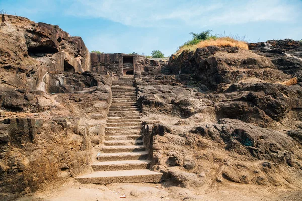 Ellora Caves Ancient Ruins Maharashtra India — Stock Photo, Image