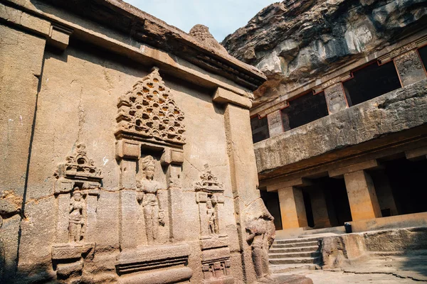 Maharashtra, Hindistan Ellora mağaralar antik kalıntılar