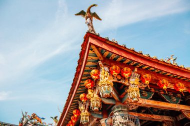 Xinzu tapınak Çince tarzı çatı Lukang, Tayvan