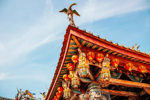 Xinzu Temple Chinese Style Roof Lukang Taiwan — Stock Photo, Image