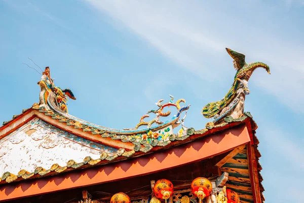 Xinzu Templet Kinesisk Stil Tak Lukang Taiwan — Stockfoto
