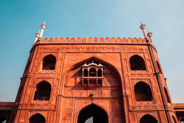 Edificio Histórico Jama Masjid Delhi India — Foto de Stock