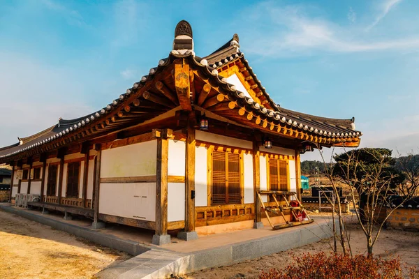 Gyochon Hanok Village Koreai Hagyományos Ház Koreában Gyeongju — Stock Fotó