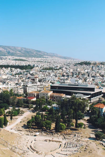 Akropol Teatr Dionizosa Atenach Grecja — Zdjęcie stockowe