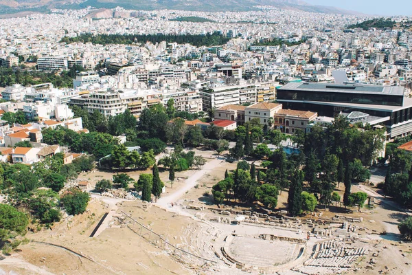 Acrópole Teatro Dionísio Atenas Grécia — Fotografia de Stock