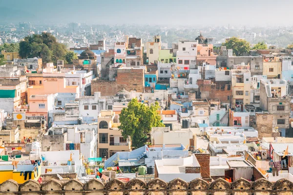 Udaipur Výhledem Město Města Paláce Indii — Stock fotografie