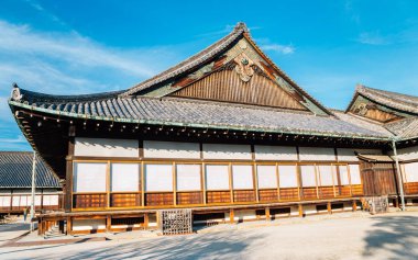 Nijo Kalesi, Kyoto, Japonya Japon eski geleneksel mimarisinde