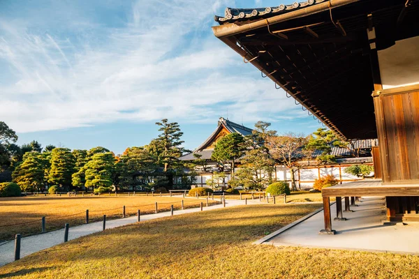 Castillo Nijo Arquitectura Tradicional Japonesa Antigua Kyoto Japón — Foto de Stock